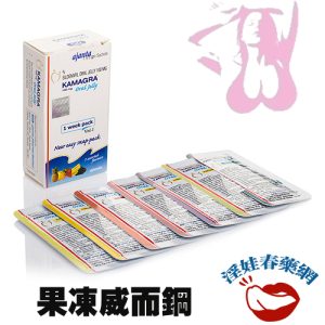 液態果凍威而鋼 Kamagra Oral Jelly 100 mg 7包 7種口味：圖片 1