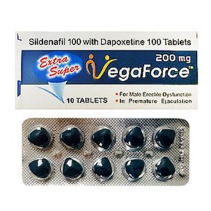 VegaForce 藍蝌蚪雙效片威而鋼雙效片 超強雙效偉哥增硬持久 台灣總代理 200mg 10顆/盒：圖片 2