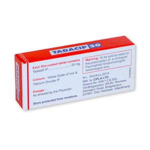 犀利士 Tadacip 20mg 4錠 印度Cipla學名藥 36小時長效週末藥丸：圖片 4